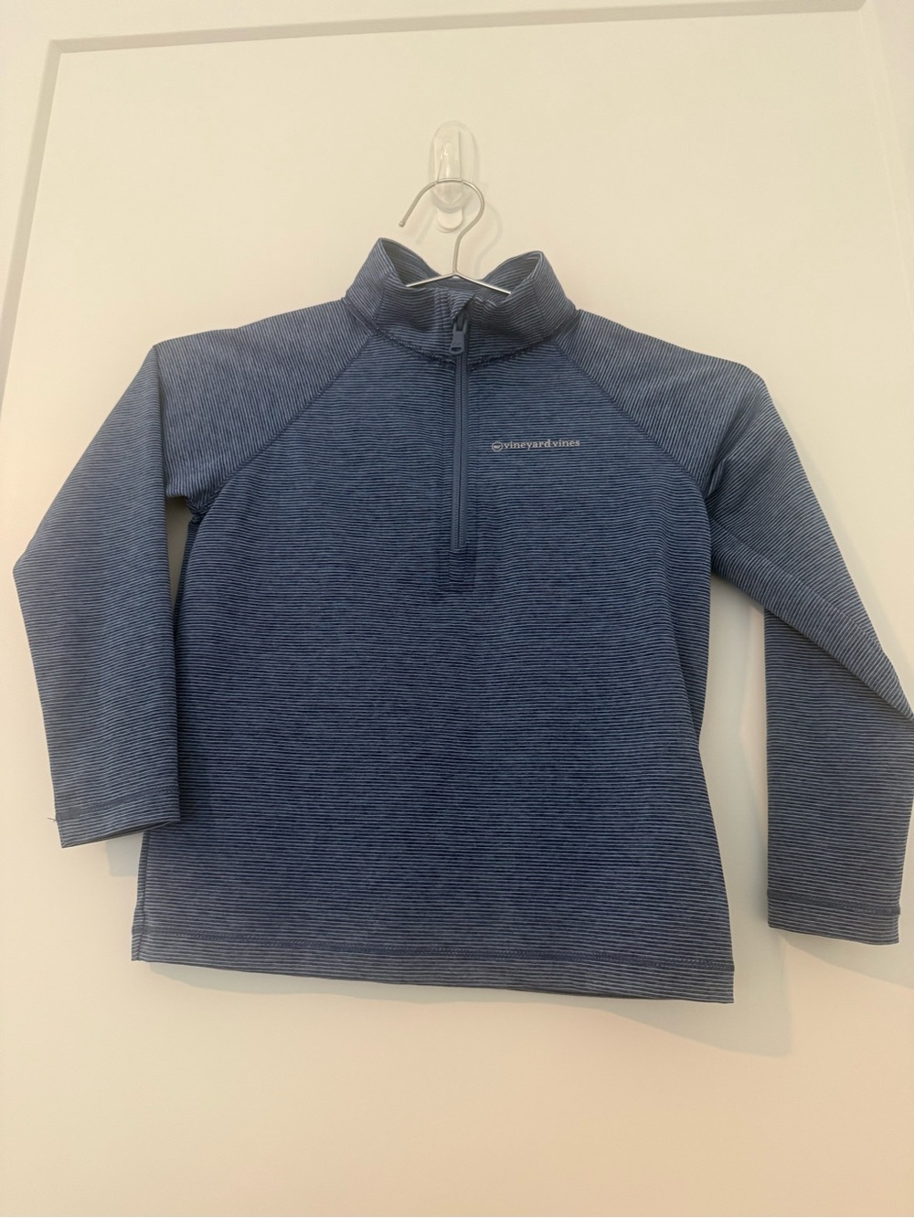 Vineyard Vines Kids Blue Half-Zip Rashguard